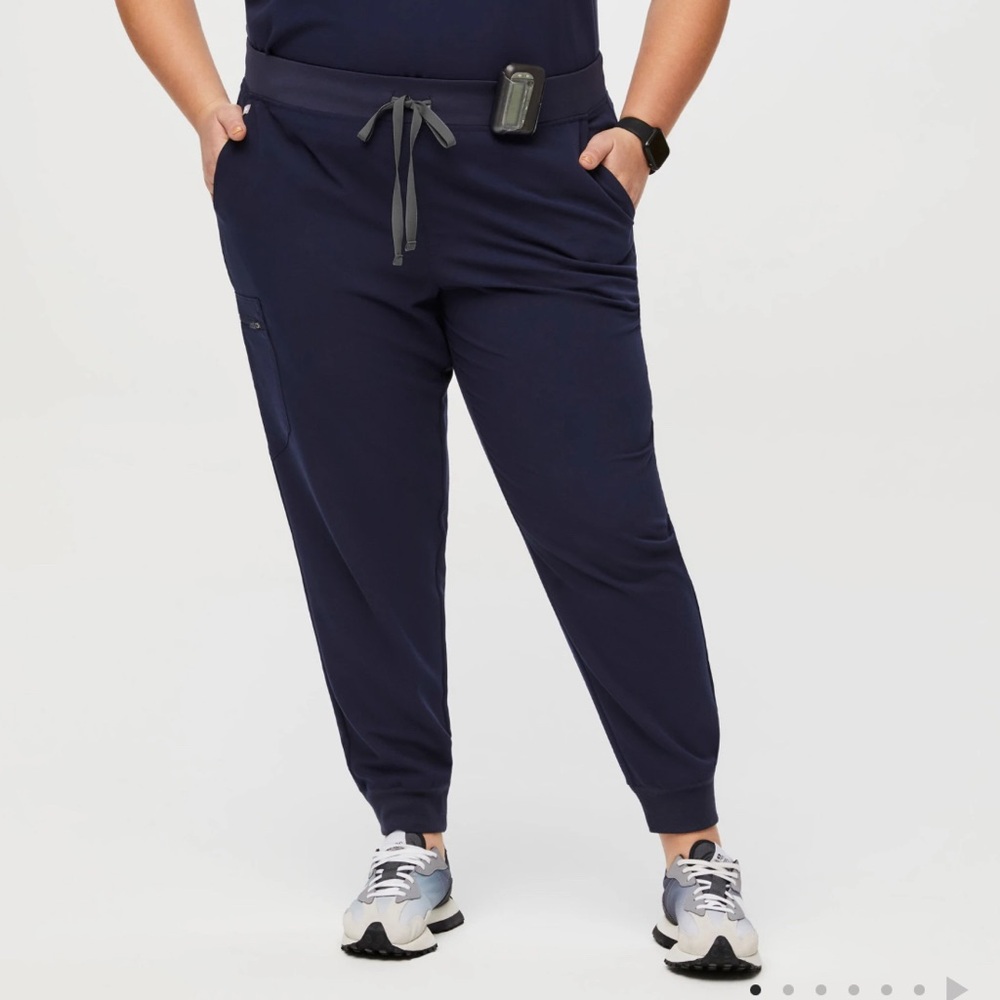 Figs Women's Zamora Jogger‎ Scrub Pants Navy Blue XXL